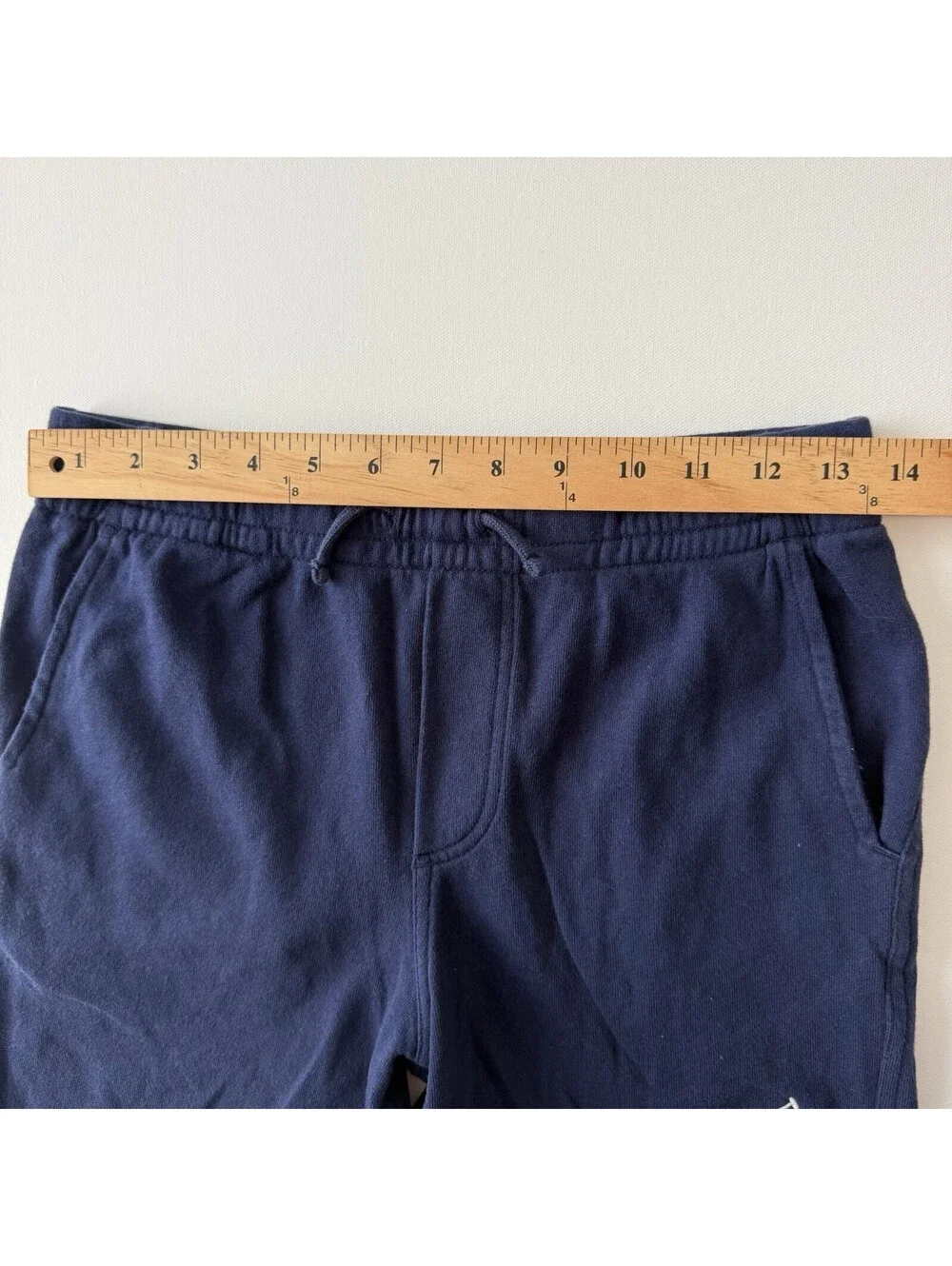 Polo Ralph Lauren Boys Big Pony Shorts Navy Blue Size M 10-12 Drawstring